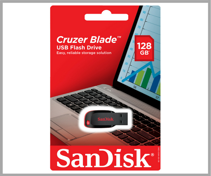 SANDISK CRUZER BLADE 128GB